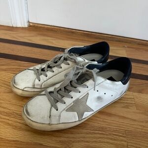 GOLDEN GOOSE Super Star Low Top Sneaker NAVY 39
